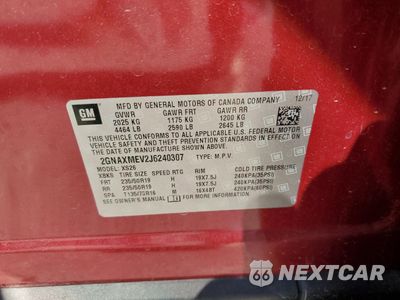 Zdjęcie 15 z 16 samochodu: 2018 CHEVROLET EQUINOX PREMIER VIN:2GNAXMEV2J6240307 - miniatura