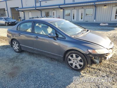 Czwarte zdjęcie samochodu z boku: 2010 HONDA CIVIC LX VIN:2HGFA1F57AH325792 - miniatura