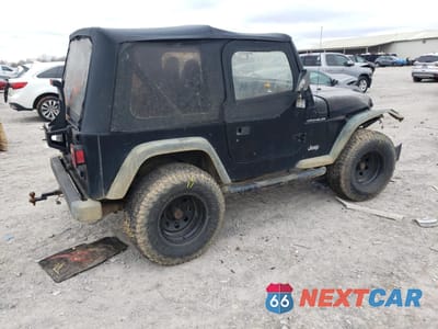 Trzecie zdjęcie samochodu z tyłu: 1999 JEEP WRANGLER / TJ SE VIN:1J4FY29PXXP482454 - miniatura