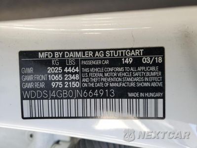 Zdjęcie 12 z 12 samochodu: 2018 MERZ CLA 250 4M VIN:WDDSJ4GB0JN664913 - miniatura