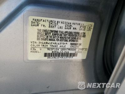 Zdjęcie 15 z 16 samochodu: 2008 NISSAN SENTRA 2.0 VIN:3N1AB61E48L637549 - miniatura