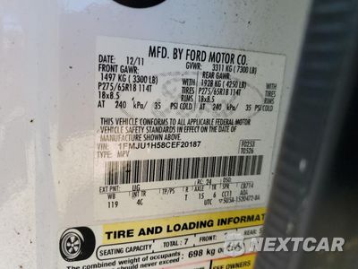 Zdjęcie 13 z 13 samochodu: 2012 FORD EXPEDITION XLT VIN:1FMJU1H58CEF20187 - miniatura