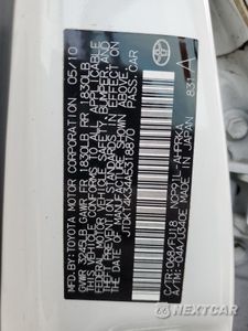 Zdjęcie 12 z 12 samochodu: 2010 TOYOTA YARIS VIN:JTDKT4K34A5318870 - miniatura