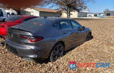 Czwarte zdjęcie samochodu z boku: 2023 ACURA TLX A-SPEC VIN:19UUB6F59PA003826 - miniatura