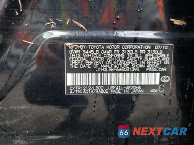 Zdjęcie 13 z 13 samochodu: 2010 LEXUS LS 460L VIN:JTHGL5EF6A5041395 - miniatura