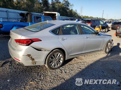 Trzecie zdjęcie samochodu z tyłu: 2017 GENESIS G80 BASE VIN:KMHGN4JE1HU171888 - miniatura