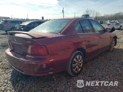 Trzecie zdjęcie samochodu z tyłu: 2002 MITSUBISHI GALANT ES VIN:4A3AA46G82E104171 - miniatura