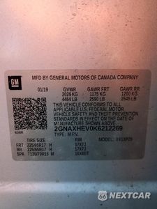 Zdjęcie 15 z 16 samochodu: 2019 CHEVROLET EQUINOX LS VIN:2GNAXHEV0K6212269 - miniatura