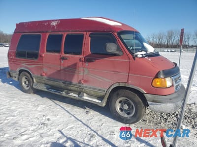 Czwarte zdjęcie samochodu z boku: 2001 DODGE RAM VAN B1500 VIN:2B6HB11Y11K532448 - miniatura