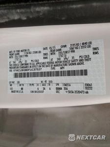 Zdjęcie 15 z 15 samochodu: 2015 FORD ESCAPE SE VIN:1FMCU9G90FUC57537 - miniatura