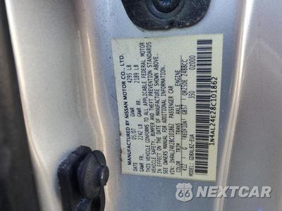 Zdjęcie 12 z 12 samochodu: 2008 NISS ALTIMA VIN:1N4AL24E28C101862 - miniatura