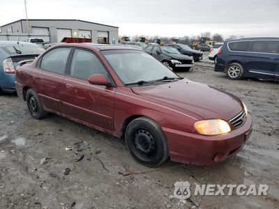 Czwarte zdjęcie samochodu z boku: 2003 KIA SPECTRA BASE VIN:KNAFB121335215523 - miniatura