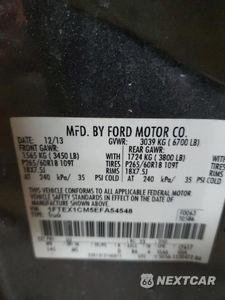 Zdjęcie 13 z 13 samochodu: 2014 FORD F150 SUPER CAB VIN:1FTEX1CM5EFA54548 - miniatura