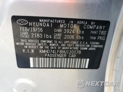 Zdjęcie 14 z 15 samochodu: 2017 HYUNDAI ELANTRA SE VIN:KMHD74LF8HU120178 - miniatura