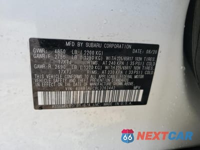 Zdjęcie 13 z 13 samochodu: 2020 SUBARU OUTBACK PREMIUM VIN:4S4BTAEC8L3263442 - miniatura