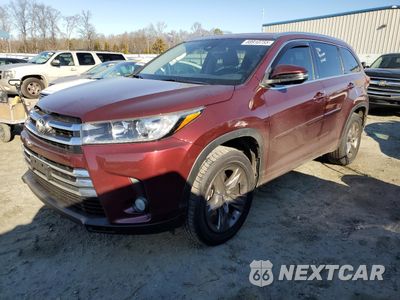 2017 TOYOTA HIGHLANDER LIMITED 5TDYZRFH3HS222616 - główne zdjęcie licytacji z USA - miniatura