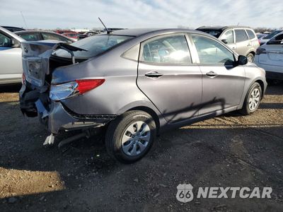 Trzecie zdjęcie samochodu z tyłu: 2017 HYUNDAI ACCENT SE VIN:KMHCT4AE5HU299765 - miniatura