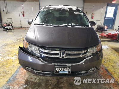 Piąte zdjęcie samochodu w środku: 2015 HONDA ODYSSEY TOURING VIN:5FNRL5H96FB096709 - miniatura