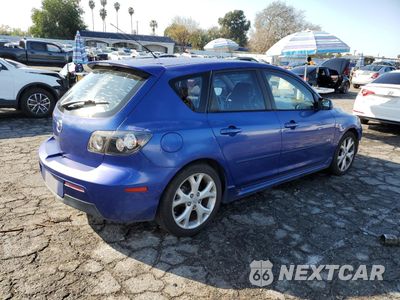 Trzecie zdjęcie samochodu z tyłu: 2008 MAZDA 3 HATCHBACK VIN:JM1BK344881863054 - miniatura