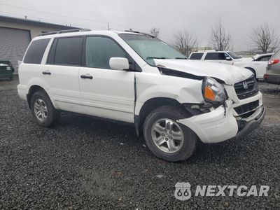 Czwarte zdjęcie samochodu z boku: 2005 HONDA PILOT EX VIN:2HKYF18485H560552 - miniatura