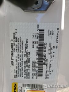 Zdjęcie 14 z 15 samochodu: 2020 FORD FUSION SE VIN:3FA6P0H72LR139225 - miniatura