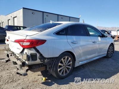 Trzecie zdjęcie samochodu z tyłu: 2017 HYUNDAI SONATA VIN:5NPE34AF1HH560227 - miniatura