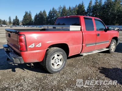 Trzecie zdjęcie samochodu z tyłu: 2004 CHEVROLET SILVERADO K1500 VIN:1GCEK19T54E291056 - miniatura