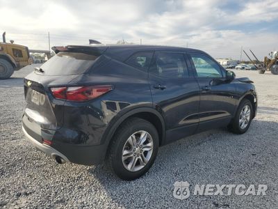 Trzecie zdjęcie samochodu z tyłu: 2020 CHEVROLET BLAZER 1LT VIN:3GNKBBRA7LS592592 - miniatura