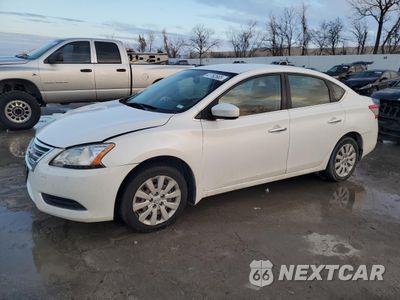 2014 NISSAN SENTRA S 3N1AB7AP8EL689429 - główne zdjęcie licytacji z USA - miniatura