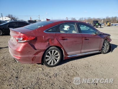 Trzecie zdjęcie samochodu z tyłu: 2016 HYUNDAI SONATA SPORT VIN:5NPE34AF1GH389428 - miniatura