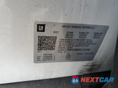Zdjęcie 15 z 15 samochodu: 2021 GMC YUKON SLT VIN:1GKS2BKD3MR275298 - miniatura