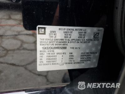 Zdjęcie 16 z 16 samochodu: 2017 GMC YUKON DENALI VIN:1GKS2CKJ8HR292888 - miniatura