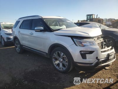 Czwarte zdjęcie samochodu z boku: 2018 FORD EXPLORER PLATINUM VIN:1FM5K8HTXJGB64597 - miniatura
