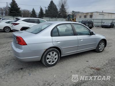 Trzecie zdjęcie samochodu z tyłu: 2003 HONDA CIVIC EX VIN:2HGES26763H605996 - miniatura