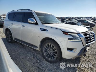 Czwarte zdjęcie samochodu z boku: 2023 NISSAN ARMADA PLATINUM VIN:JN8AY2CD3P9690375 - miniatura