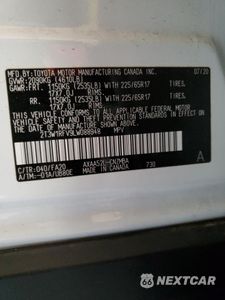 Zdjęcie 14 z 15 samochodu: 2020 TOYOTA RAV4 XLE VIN:2T3W1RFV9LW088948 - miniatura