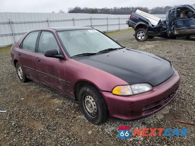 Czwarte zdjęcie samochodu z boku: 1994 HONDA CIVIC DX VIN:1HGEG854XRL018403 - miniatura