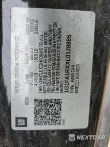 Zdjęcie 14 z 14 samochodu: 2020 CHEVROLET CAMARO LS VIN:1G1FA1RXXL0128885 - miniatura