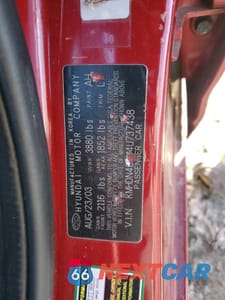 Zdjęcie 14 z 14 samochodu: 2004 HYUNDAI ELANTRA GLS VIN:KMHDN46D04U737438 - miniatura