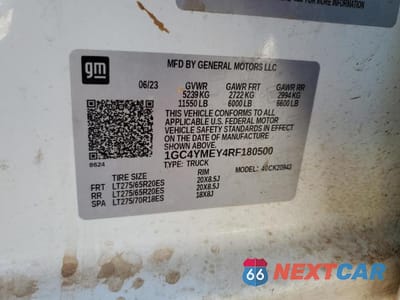 Zdjęcie 12 z 12 samochodu: 2024 CHEVROLET SILVERADO K2500 CUSTOM VIN:1GC4YMEY4RF180500 - miniatura