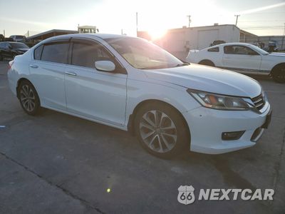 Czwarte zdjęcie samochodu z boku: 2015 HONDA ACCORD SPORT VIN:1HGCR2F57FA124790 - miniatura