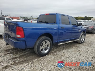 Trzecie zdjęcie samochodu z tyłu: 2018 RAM 1500 ST VIN:3C6RR6KG2JG249849 - miniatura