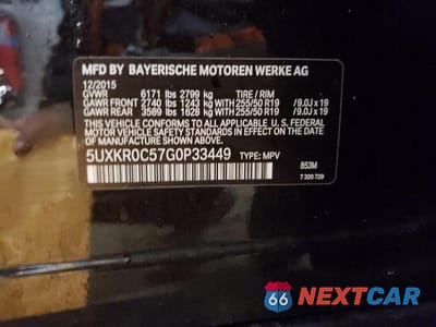 Zdjęcie 14 z 14 samochodu: 2016 BMW X5 XDRIVE35I VIN:5UXKR0C57G0P33449 - miniatura