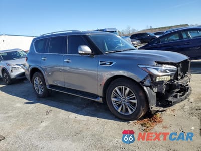 Czwarte zdjęcie samochodu z boku: 2020 INFINITI QX80 LUXE VIN:JN8AZ2NF7L9705109 - miniatura
