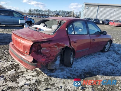 Trzecie zdjęcie samochodu z tyłu: 2004 HYUNDAI ELANTRA GLS VIN:KMHDN46D04U737438 - miniatura