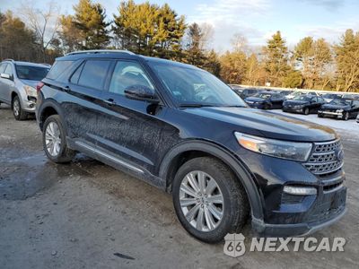 Czwarte zdjęcie samochodu z boku: 2021 FORD EXPLORER LIMITED VIN:1FM5K8FW9MNA11352 - miniatura