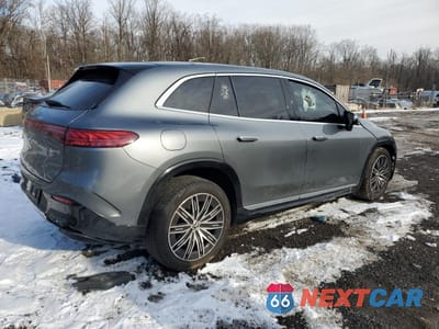 Trzecie zdjęcie samochodu z tyłu: 2023 MERCEDES-BENZ EQS SUV 580 4MATIC VIN:4JGDM4EB9PA002319 - miniatura