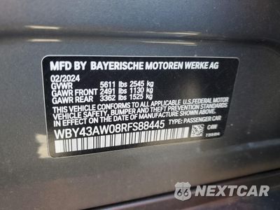 Zdjęcie 14 z 14 samochodu: 2024 BMW I4 EDRIVE 35 VIN:WBY43AW08RFS88445 - miniatura