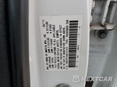 Zdjęcie 14 z 14 samochodu: 2011 HONDA ACCORD LX VIN:1HGCP2F32BA151474 - miniatura