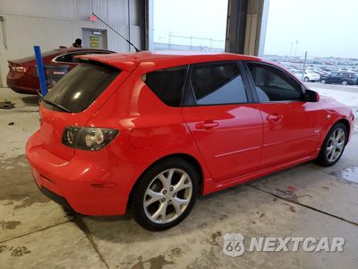 Trzecie zdjęcie samochodu z tyłu: 2007 MAZDA 3 HATCHBACK VIN:JM1BK144471741195 - miniatura
